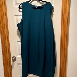 Eileen Fisher Turquoise Short Sleeve dress